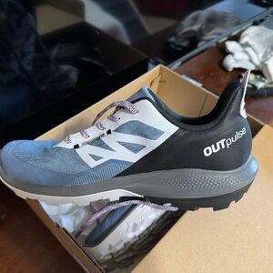 Salomon OUTpulse Black and Gray Athletic Shoes